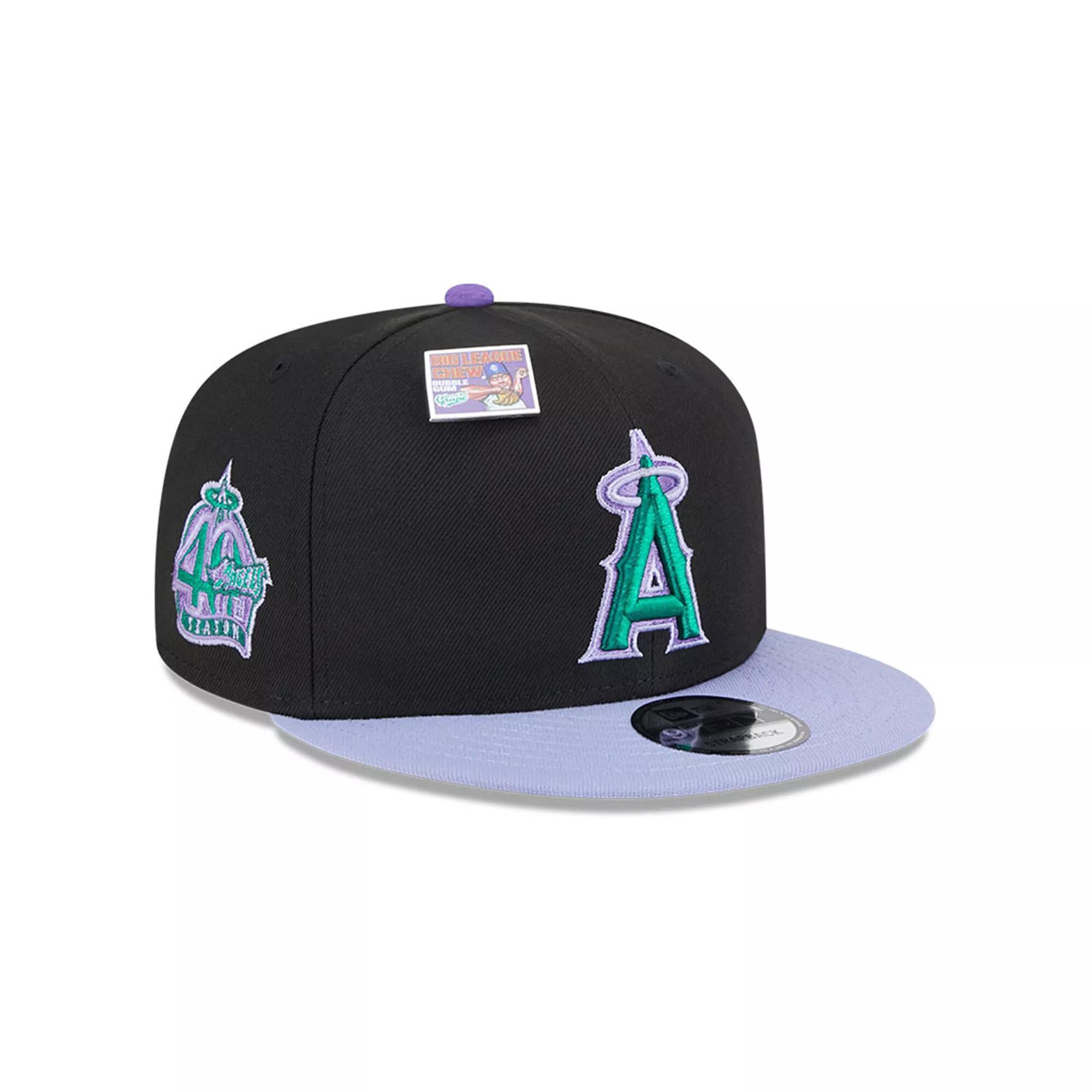 Mens New Era /Purple Los Angeles Angels Grape Big League Chew Flavor Pack 9FIFTY Snapback Hat Product Image