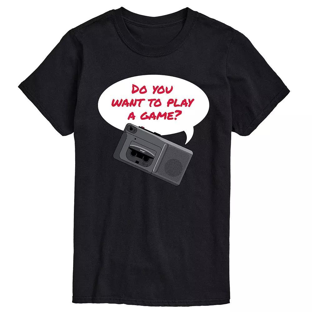 Big & Tall Want To Play A Game Tee, Mens Product Image
