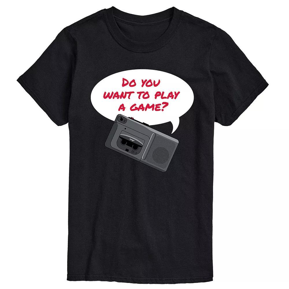 Big & Tall Want To Play A Game Tee, Mens Product Image