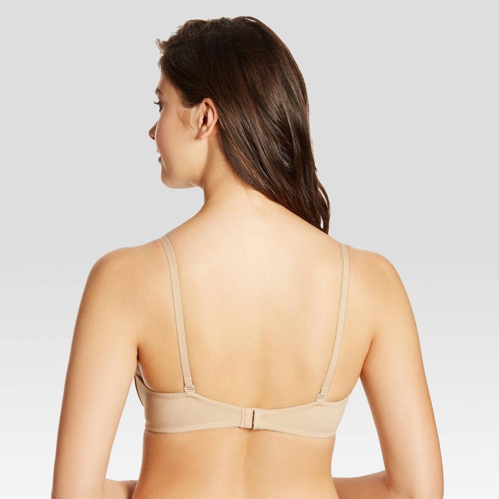 Maidenform Self Expressions Womens Striped T-Shirt Bra 5701 2pk - Beige/Black Stripe 34A Product Image