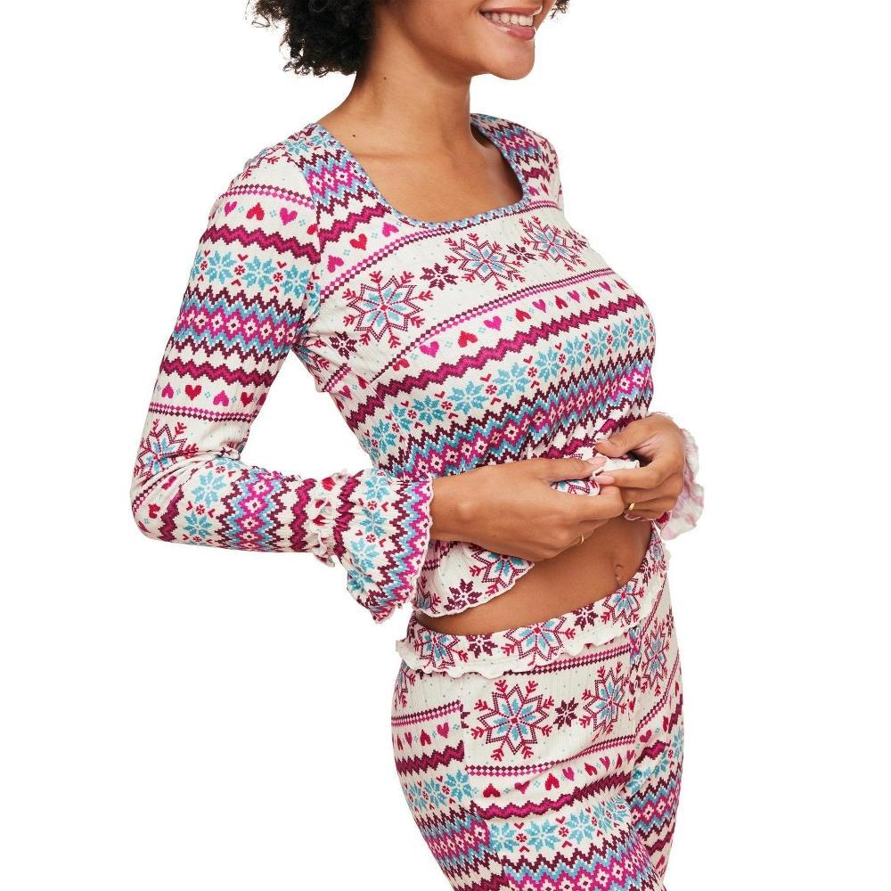Adore Me Audra Womens Pajama Long Sleeve Top & Legging Set Product Image