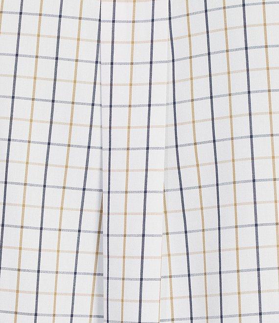 Gold Label Roundtree & Yorke Non-Iron Long Sleeve Windowpane Sport Shirt Product Image