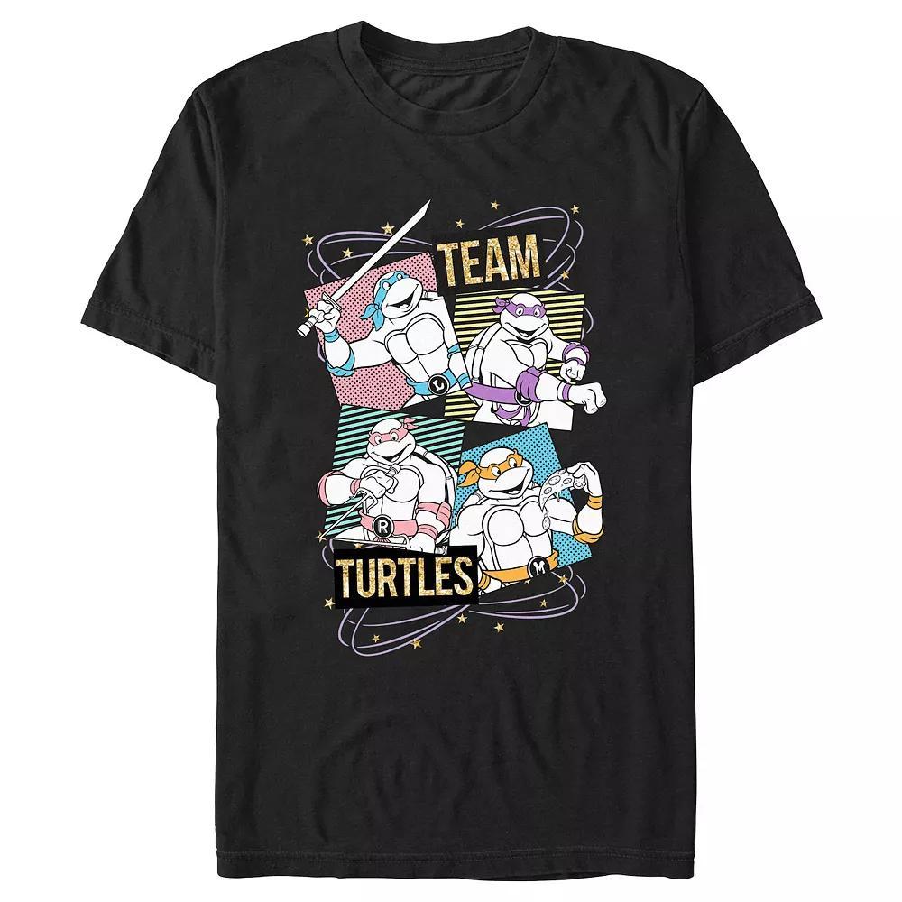 Men's Teenage Mutant Ninja Turtles Team Turtles Graphic Tee, Size: Large, Black Product Image