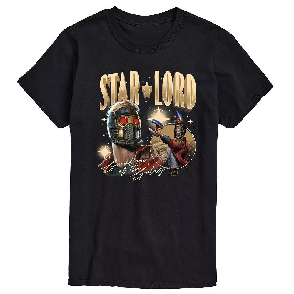 Mens Marvel Guardians Of The Galaxy Star-Lord Bootleg Graphic Tee Product Image