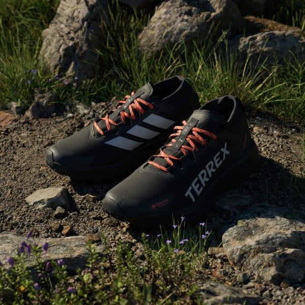 adidas Terrex Agravic GORE-TEX Trail Running Shoes Core Black 7.5 Mens Product Image