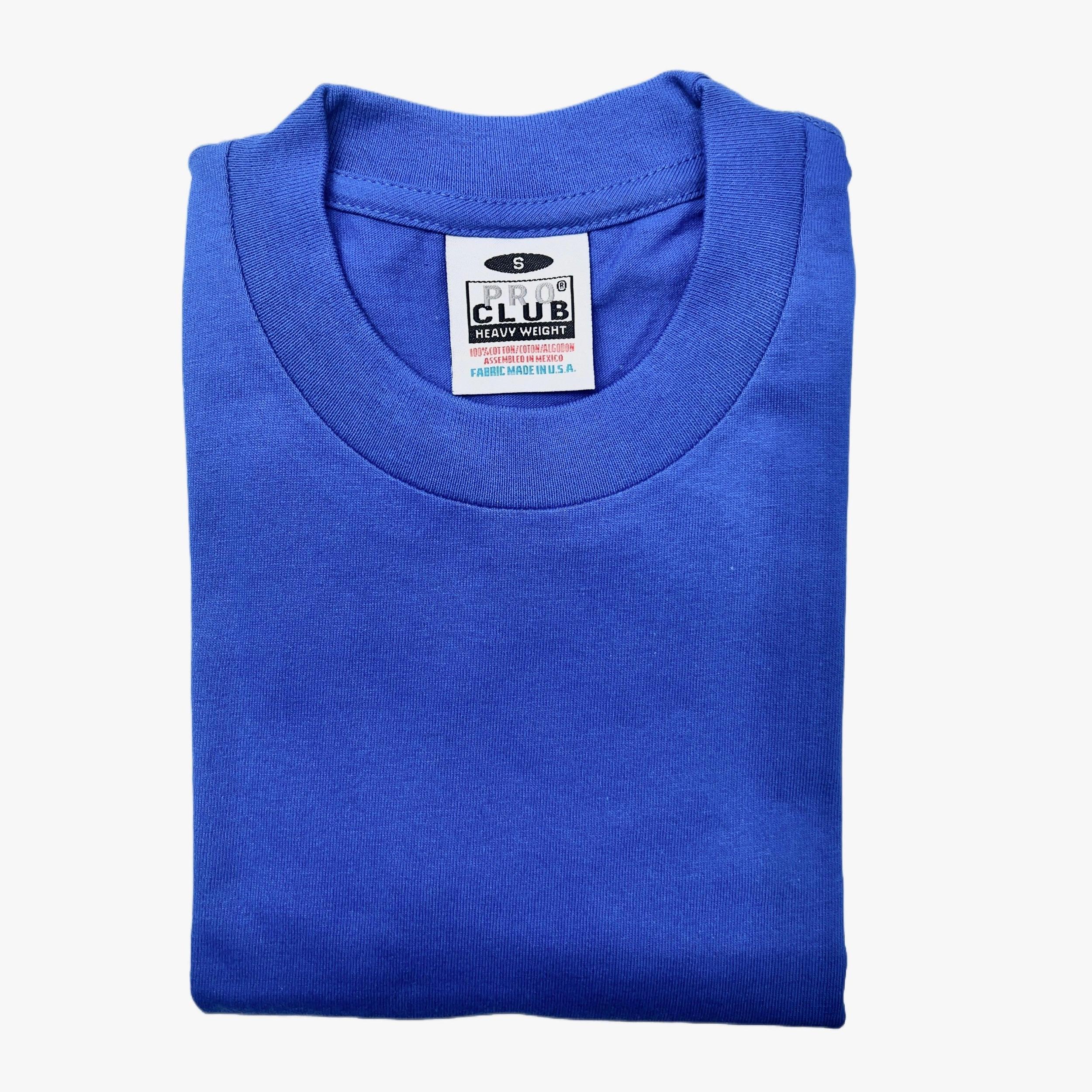 Pro Club Men's Heavyweight Cotton Short Sleeve Crew Neck T-Shirt (More Colors) Male Product Image