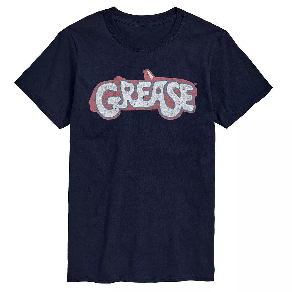 Big & Tall Jurassic World Logo Graphic Tee, Mens Blue Product Image
