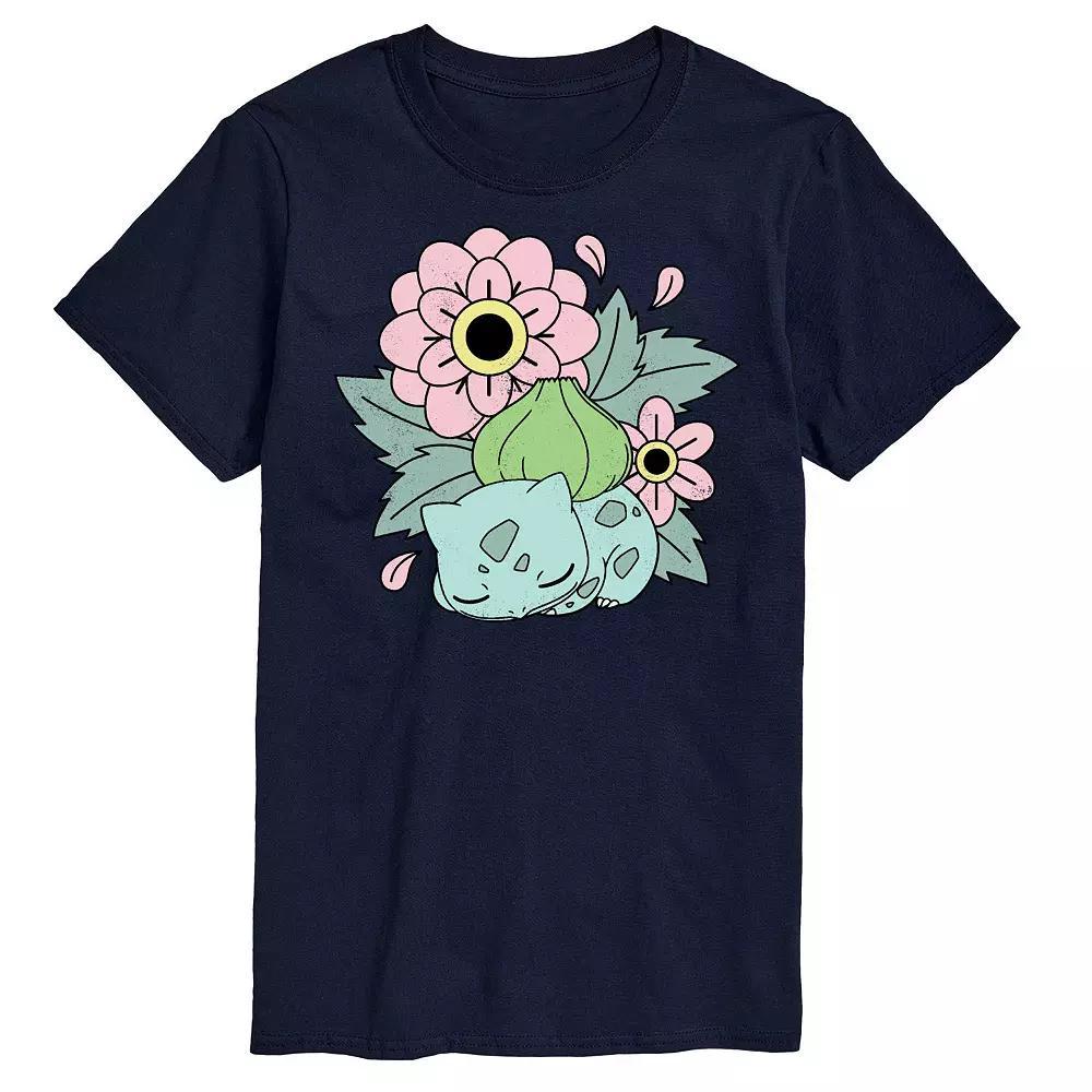 Mens Pokemon Bulba Flowers Tee Product Image