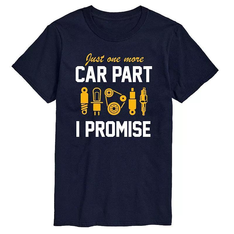 Men's Just One More Cart Part Tee, Size: XXL, Blue Product Image