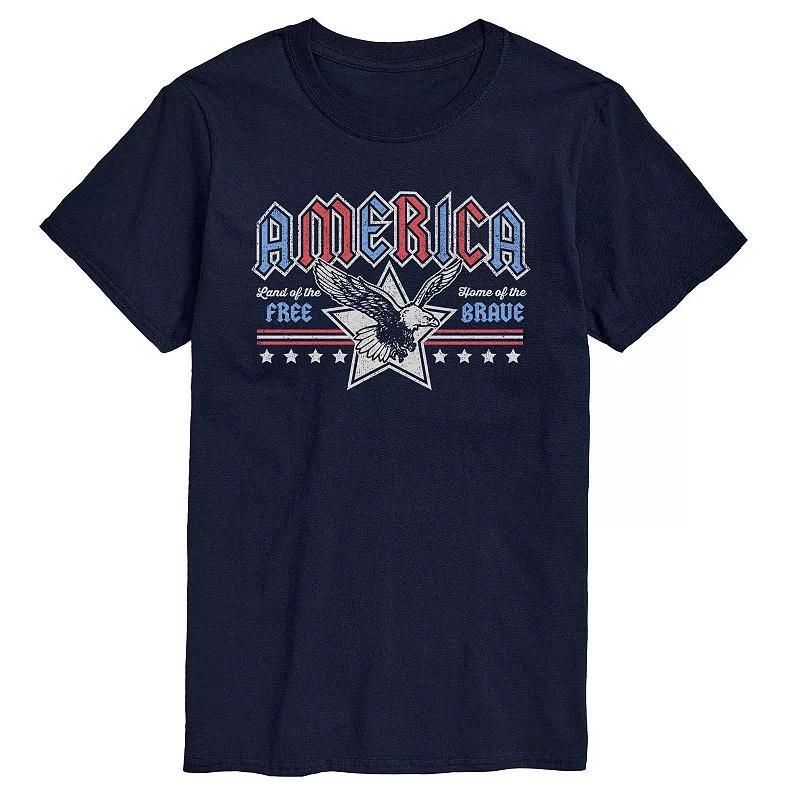 Big & Tall Get Crafty Graphic Tee, Mens Blue Product Image