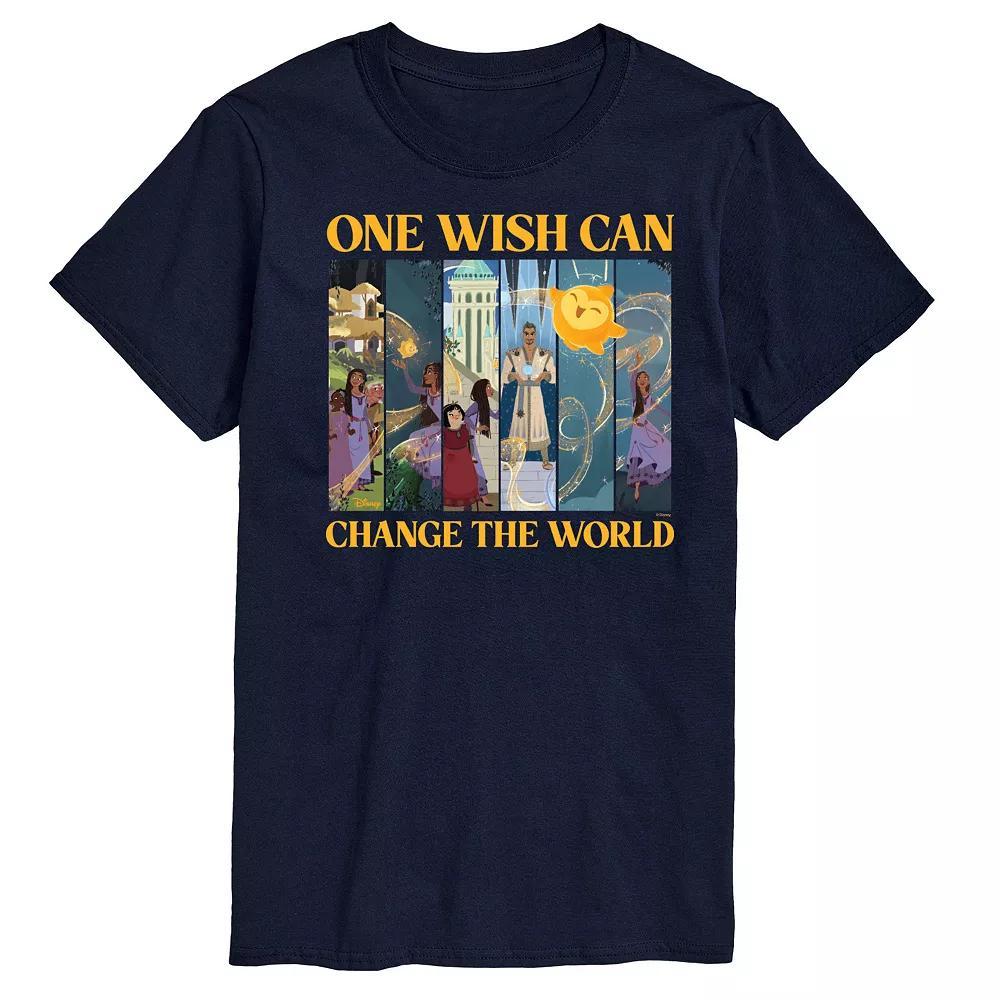 Disneys Wish Asha & Star Mens Magic In Every Wish Graphic Tee Product Image