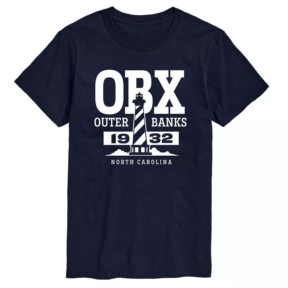 Big & Tall OBX Lighthouse Graphic Tee, Mens Product Image