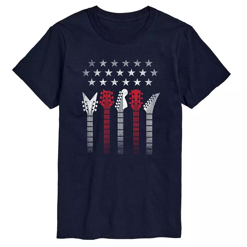 Big & Tall Friends Logo With Cornucopia Graphic Tee, Mens Blue Product Image