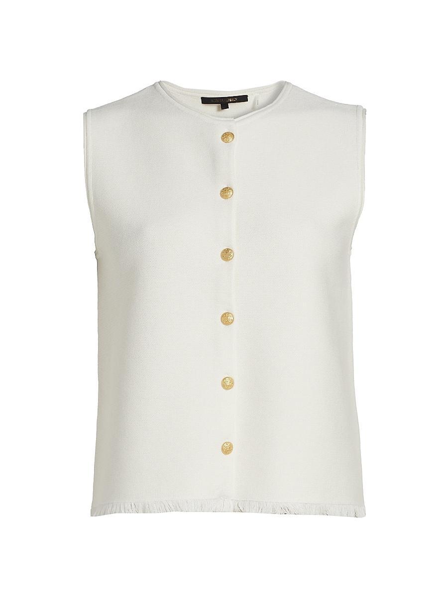 Womens Tobias Fringe-Hem Vest Product Image