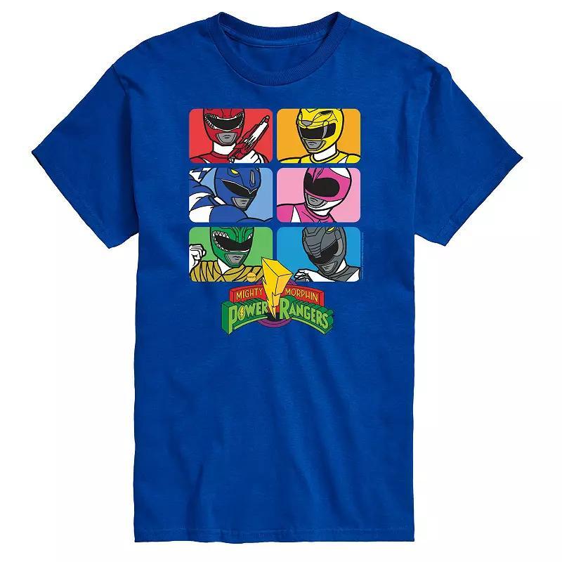 Big & Tall Power Rangers Tee, Mens Product Image