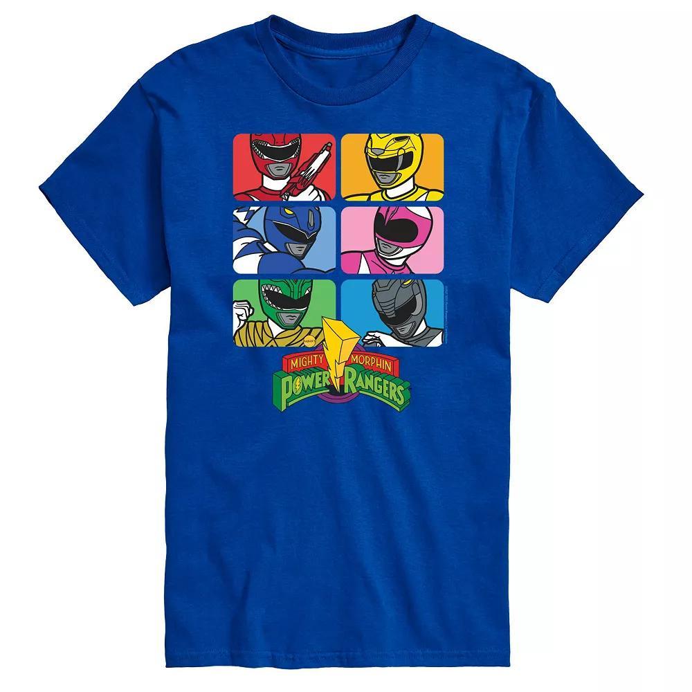 Big & Tall Power Rangers Tee, Mens Product Image