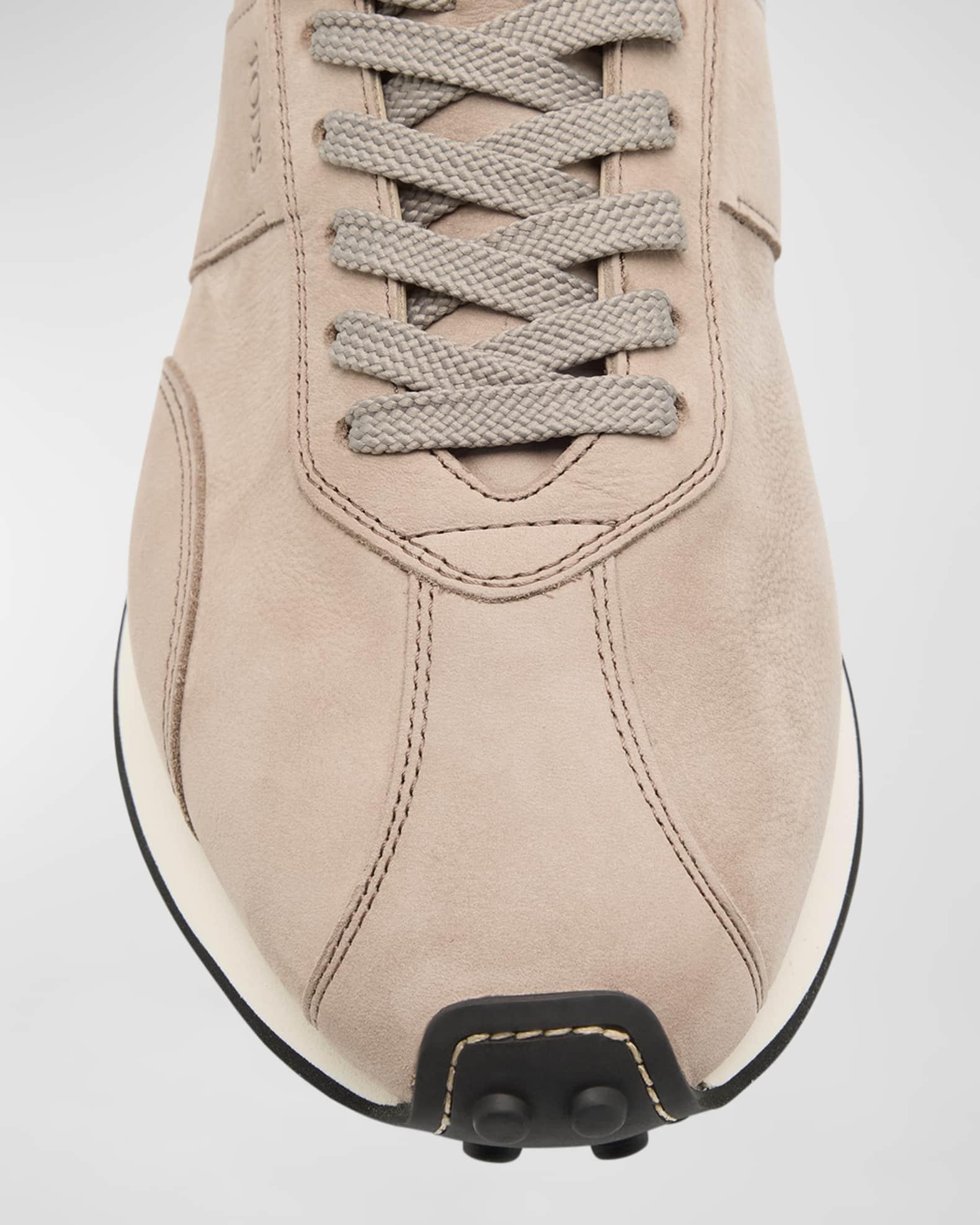 Men's T Vintage Suede and Technical Fabric Runner Sneakers Product Image