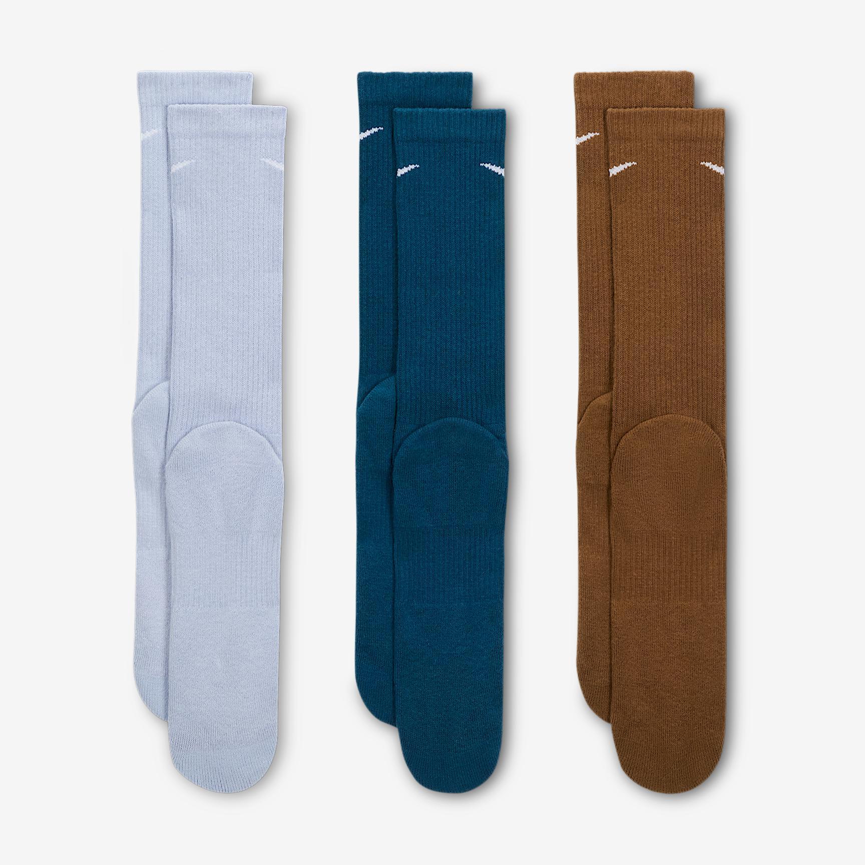 Nike Everyday Plus Cushioned Training Crew Socks (3 Pairs) Product Image