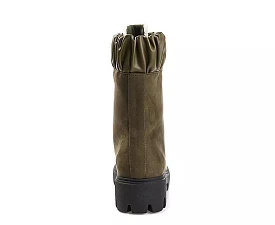 Journee Elinor Tru Comfort Foam Womens Hiker Boots Green Product Image