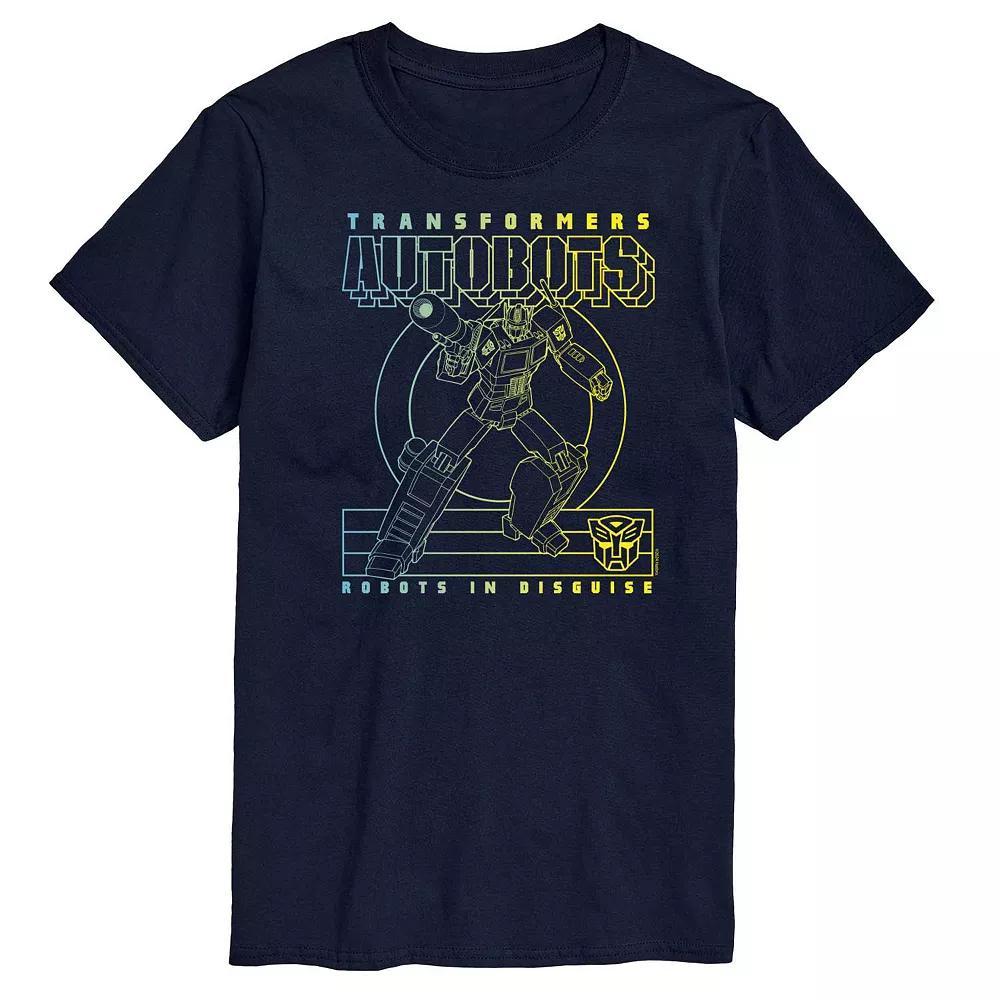 Mens Americana Flag Fish Graphic Tee Blue Product Image