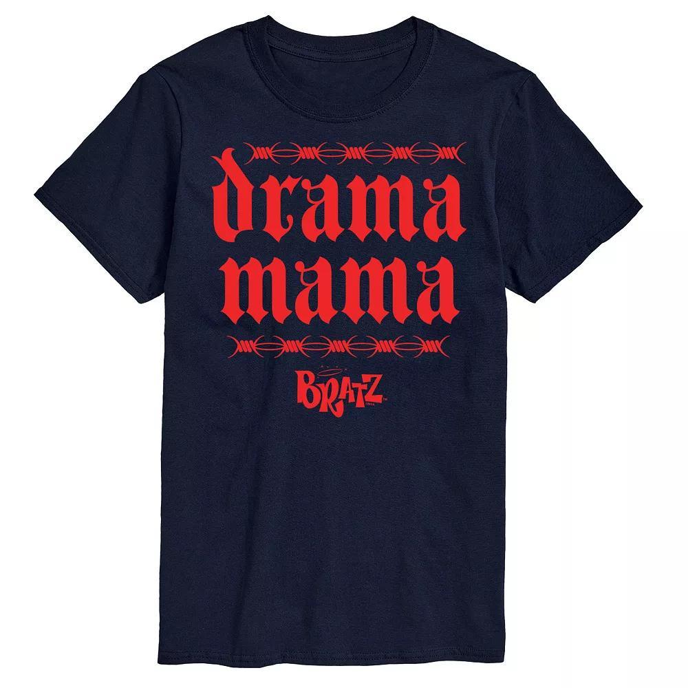 Big & Tall Bratz Drama Mama Graphic Tee, Mens Blue Product Image