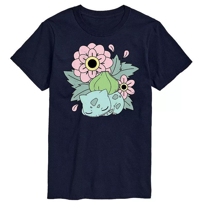 Mens Pokemon Bulba Flowers Tee Product Image