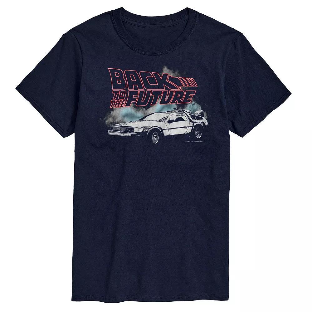 Big & Tall Gobble Gobble Football Tee, Mens Blue Product Image