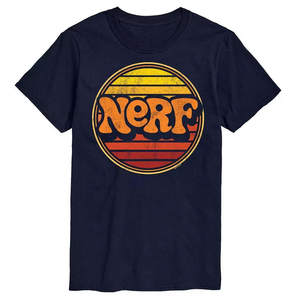 Big & Tall Nerf Retro Sunset Graphic Tee, Men's, Size: XXL Tall, Black Product Image