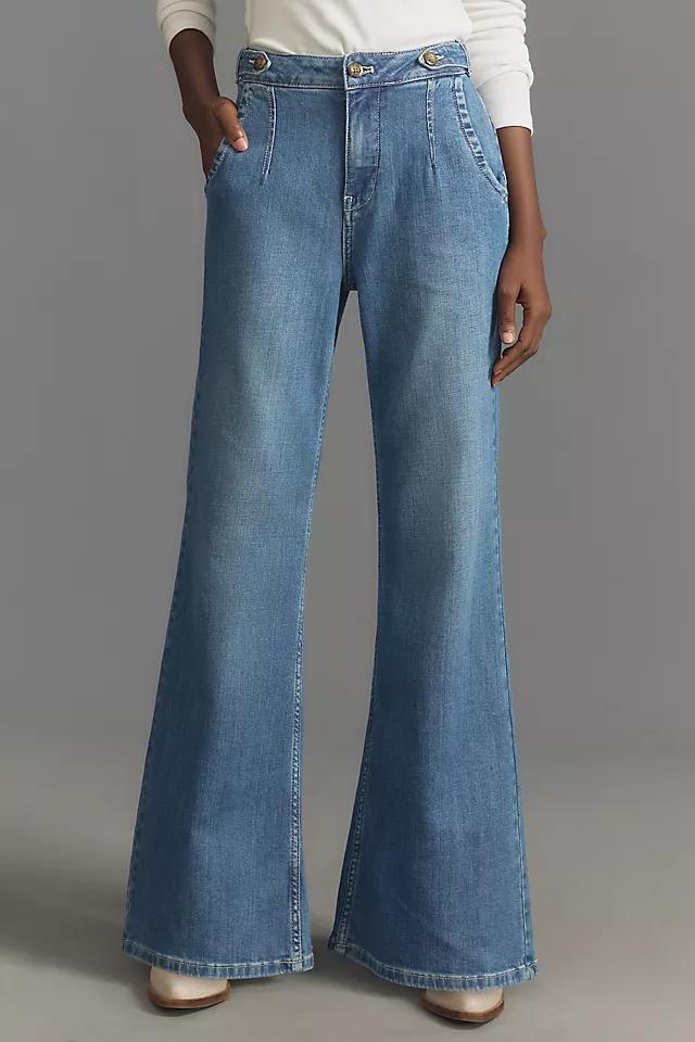 Pilcro Tower Flare Mid-Rise Jeans  Product Image