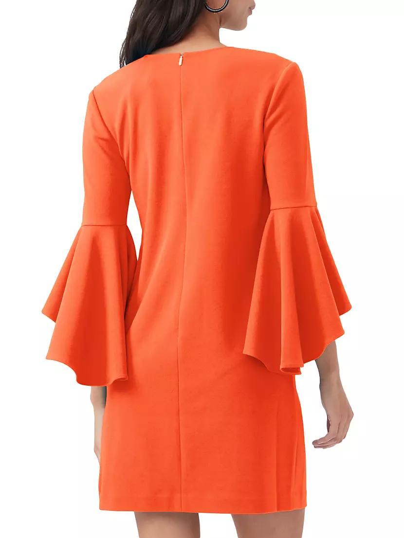 Barbette Crepe Shift Dress Product Image