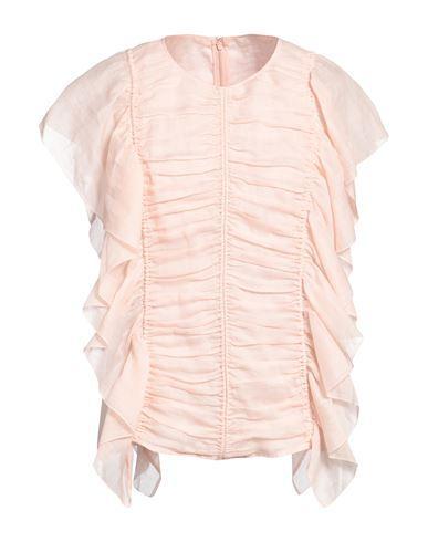 CHLOÉ Woman Top Apricot Size 8 Ramie In Pink Product Image