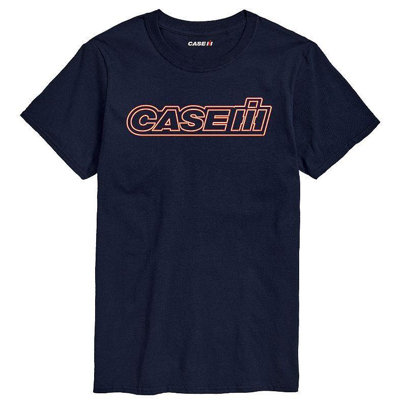 Big & Tall Case IH Neon Logo Tee, Mens Blue Product Image