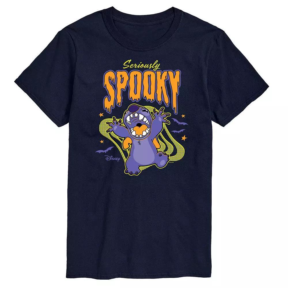 Disney's Lilo & Stitch Big & Tall Seriously Spooky Graphic Tee, Men's, Size: XL Tall, Black Product Image
