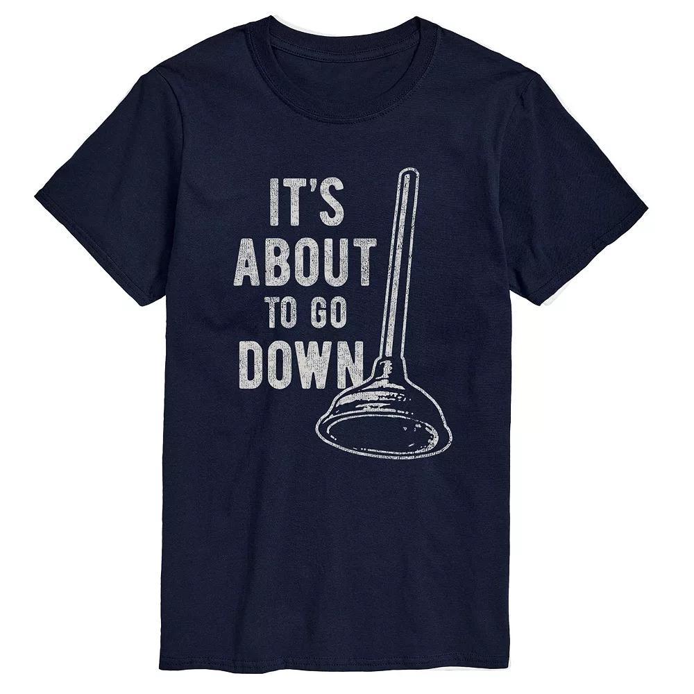 Big & Tall Its About to Go Down Graphic Tee, Men's, Size: XXL Tall, Blue Product Image