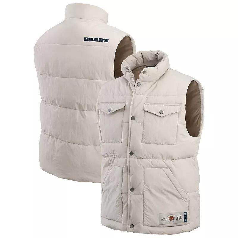 Men's Darius Rucker Collection by Fanatics Tan Dallas Cowboys Puffer Full-Snap Vest, Size: Medium, Team Product Image
