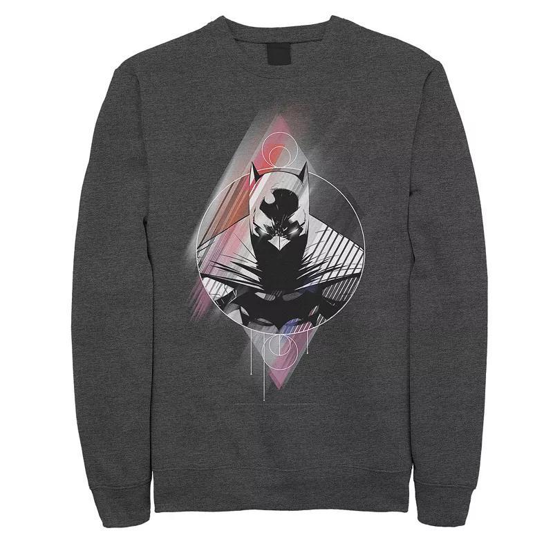 Men's DC Comics Batman Diamond Portrait Poster Sweatshirt, Size: XL, Grey Heather Product Image