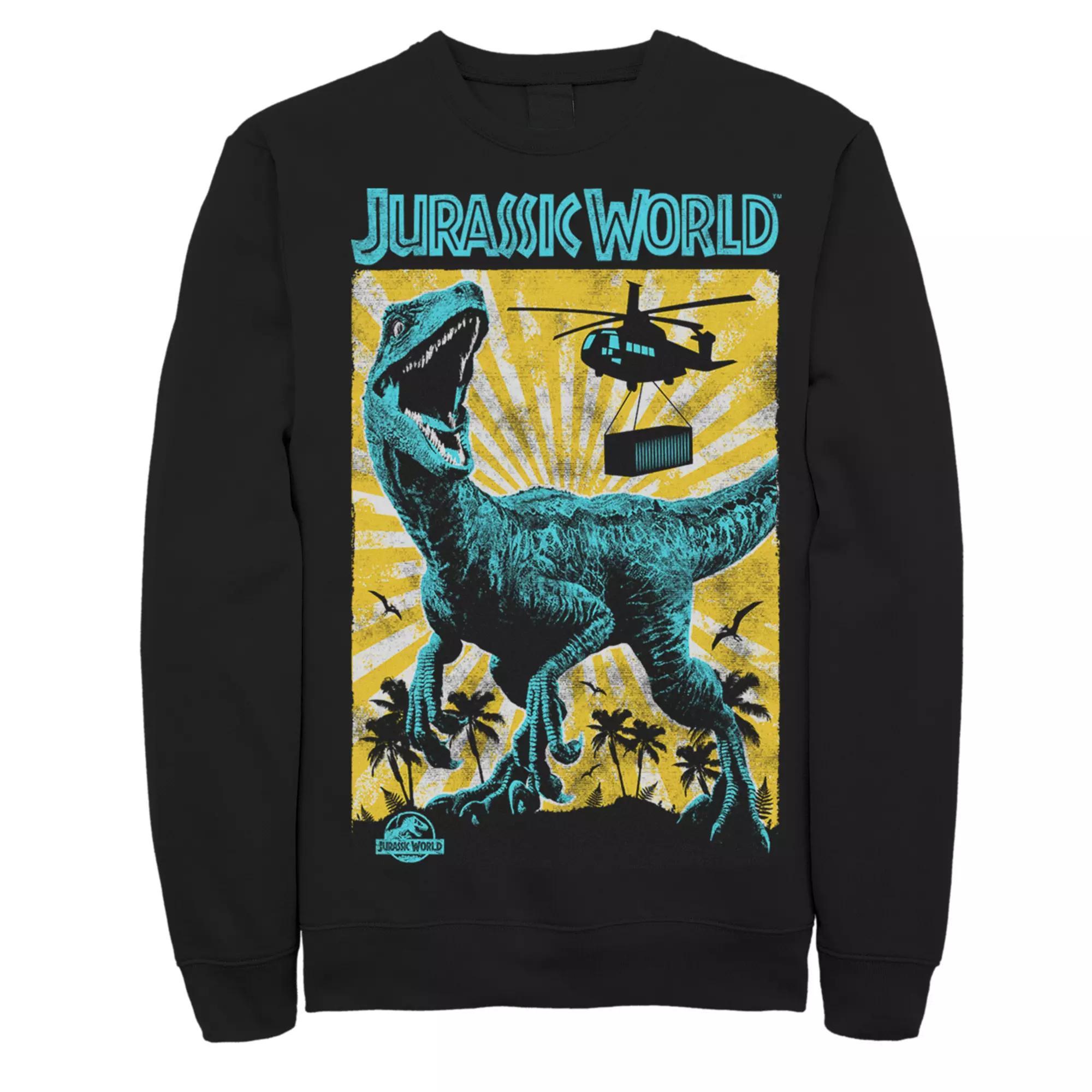 Men's Jurassic World Fallen Kingdom Capture and Contain Sweatshirt, Size: XL, Black Product Image