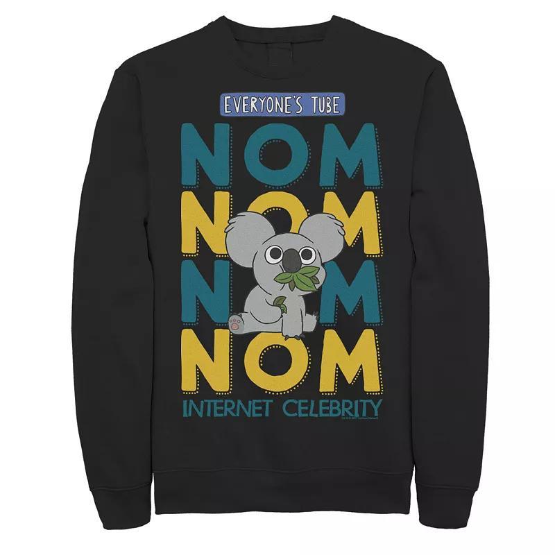Men's Cartoon Network We Bare Bears Nom Nom Sweatshirt, Size: XXL, Black Product Image