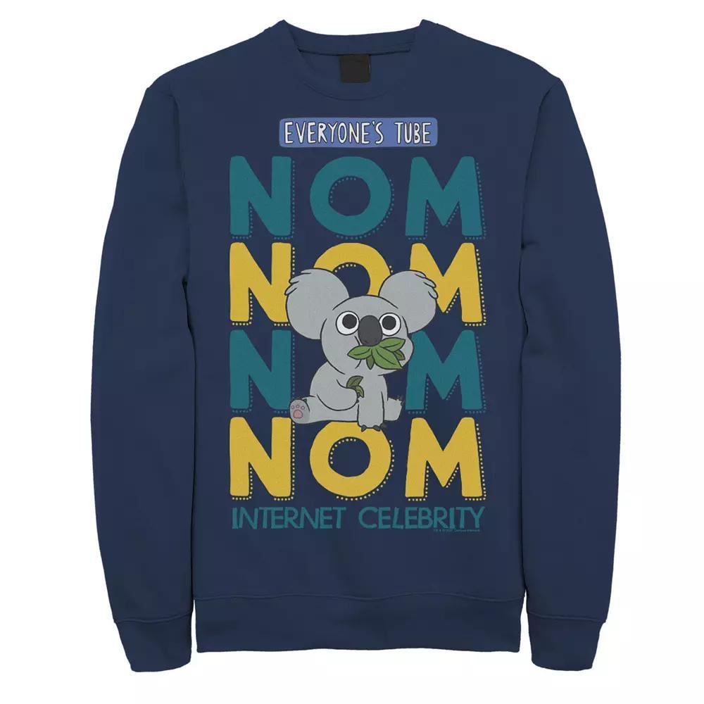 Men's Cartoon Network We Bare Bears Nom Nom Sweatshirt, Size: XXL, Black Product Image