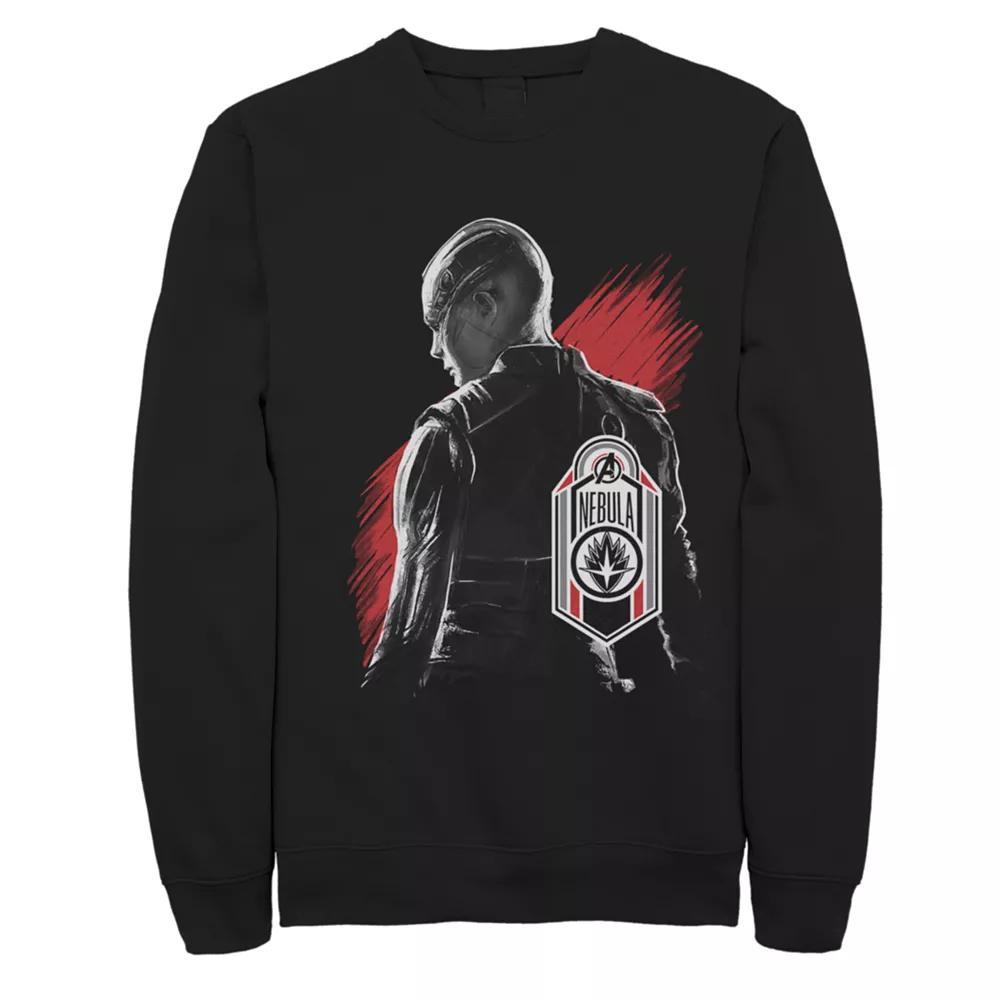 Men's Marvel Avengers Endgame Nebula Tag Sweatshirt, Size: XXL, Black Product Image
