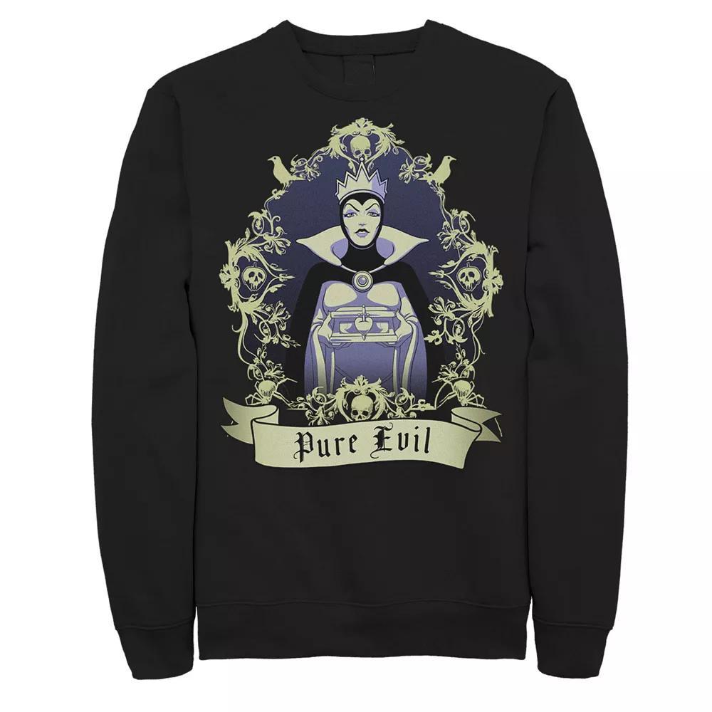 Disney's Snow White Evil Queen Men's Sweatshirt, Size: Small, Black Product Image