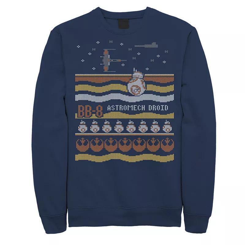 Men's Star Wars Astromech Droid BB-8 Vintage Gamer Fleece Tee, Size: XXL, Black Product Image