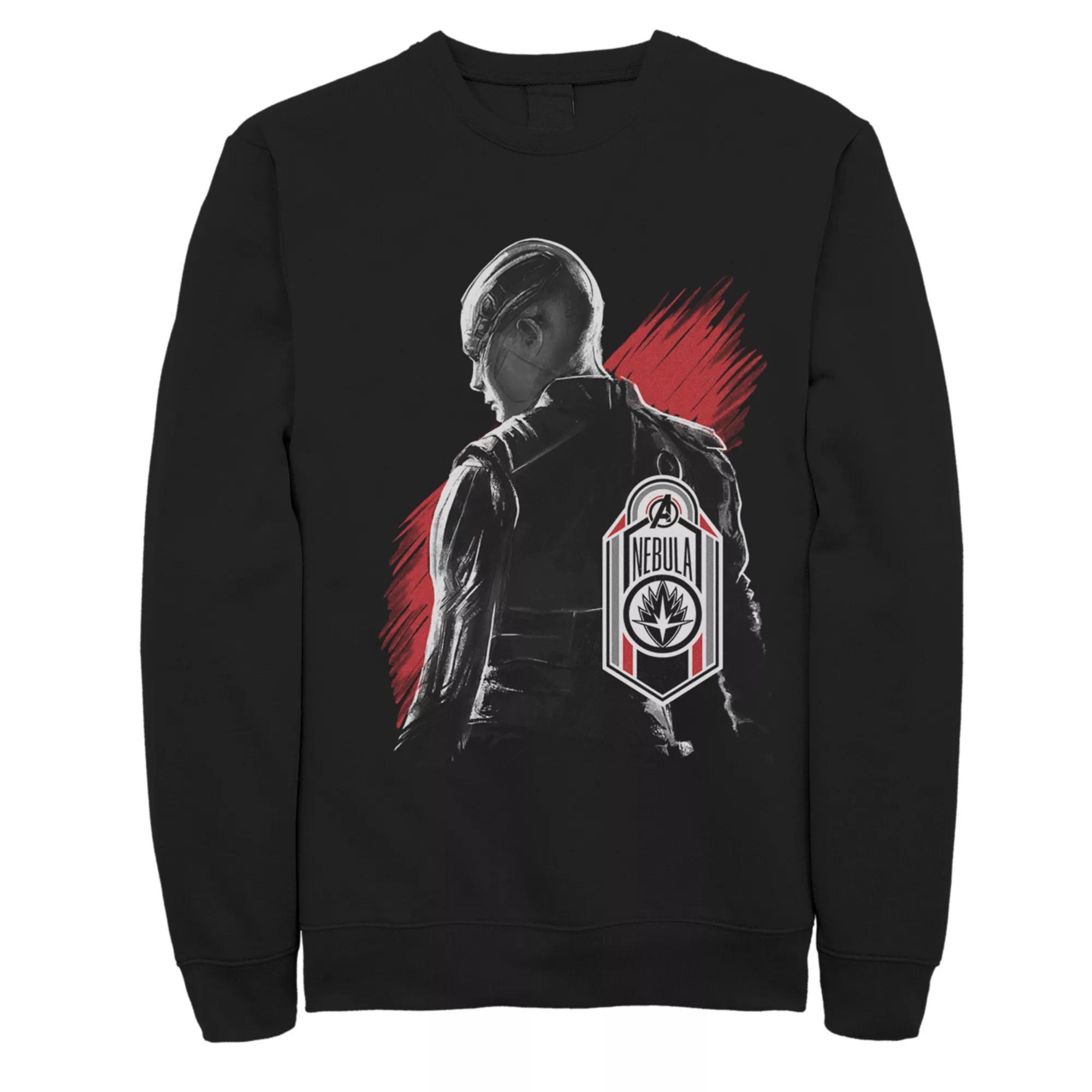 Men's Marvel Avengers Endgame Nebula Tag Sweatshirt, Size: XXL, Black Product Image