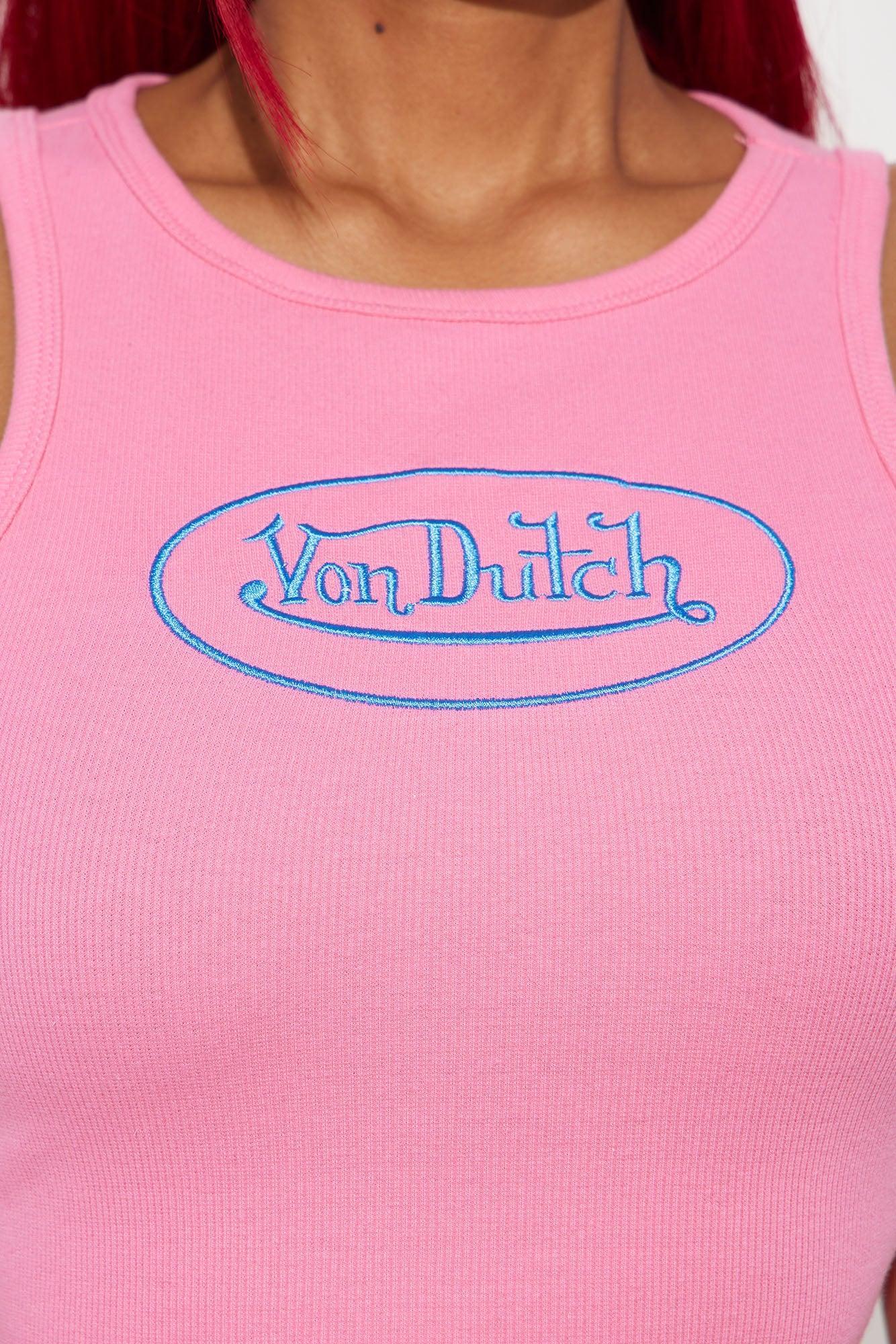 Von Dutch Timeless Tank Top - Pink Product Image