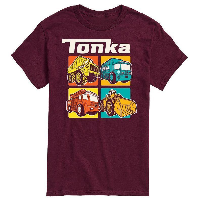 Mens Tonka Grid Graphic Tee Blue Product Image