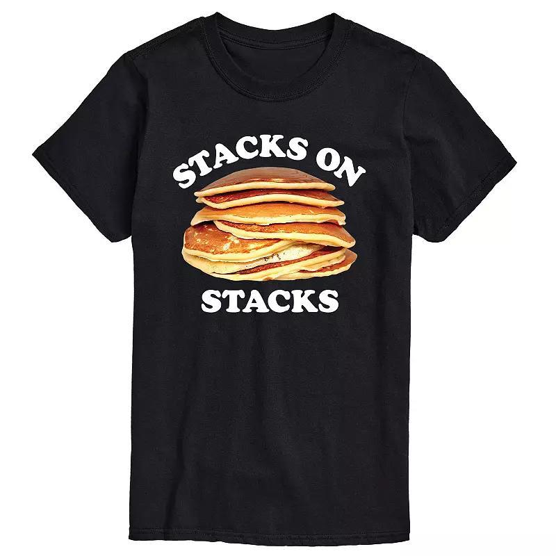 Mens Pancakes Stacks On Stacks Graphic Tee Product Image