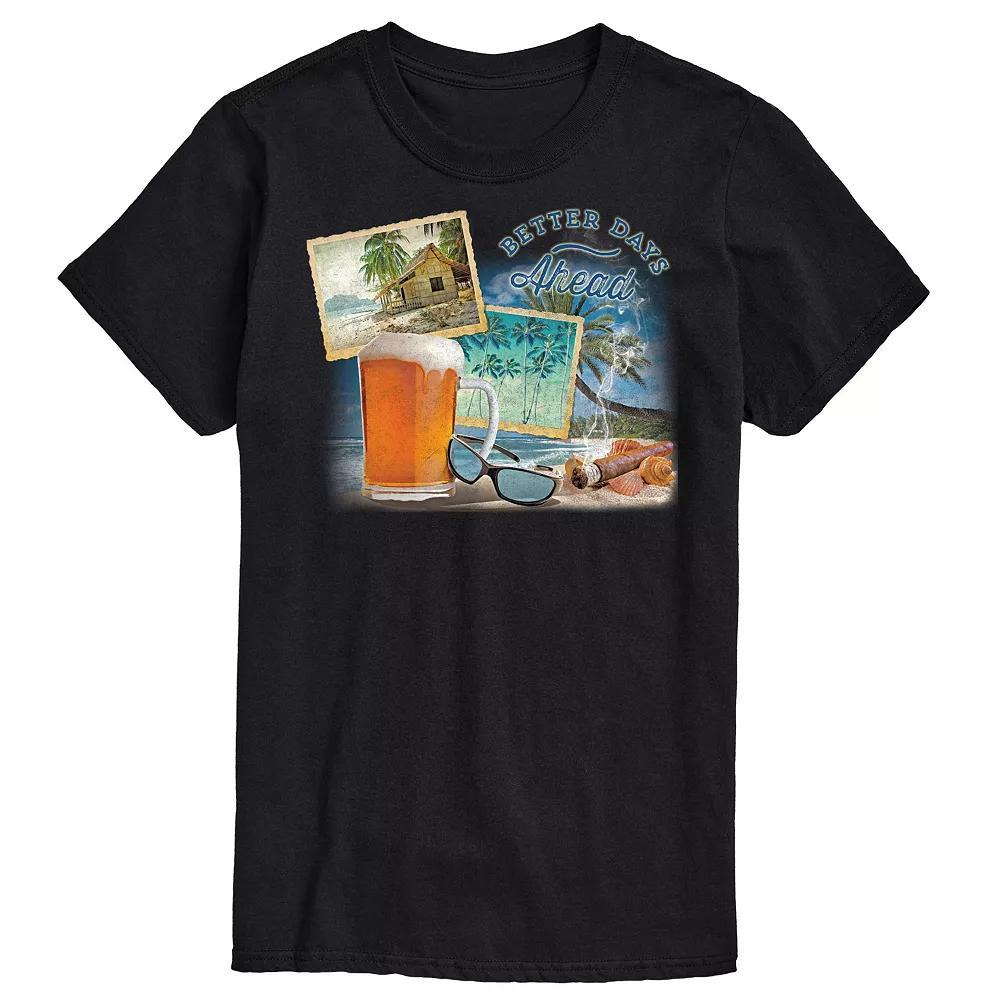 Men's Better Days Ahead Tee, Size: XXL, Black Product Image