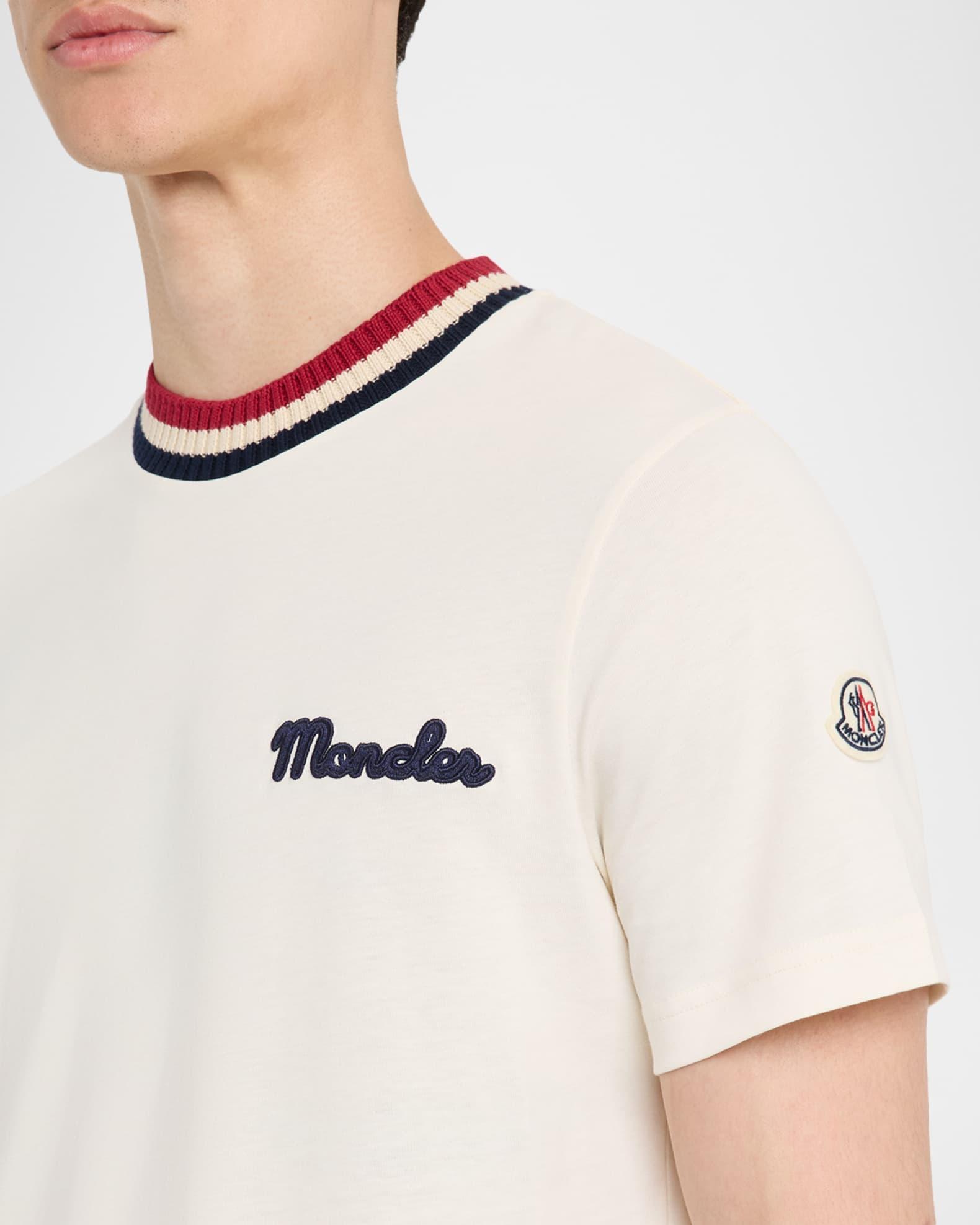 Men's Jersey Stripe-Ribbed Crewneck T-Shirt Product Image