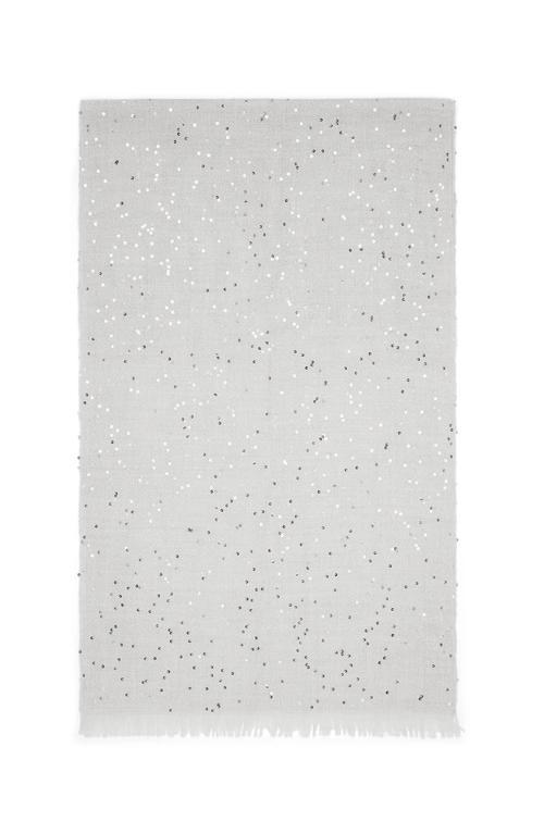 BRUNELLO CUCINELLI Cashmere And Silk Diamond Yarn Scarf In White Product Image