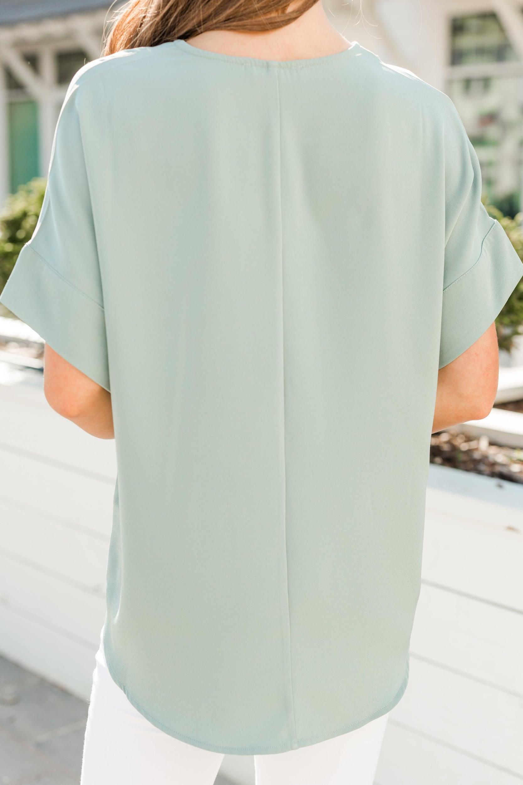 This Is Why Light Green Top Female Product Image